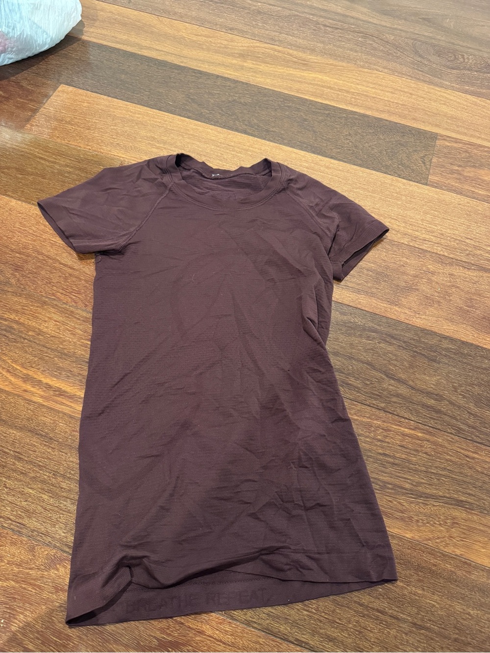 lululemon athletica Short Sleeve Tee in Deep Plum